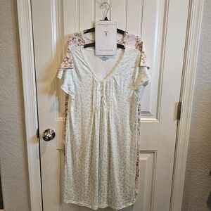 NWT Elizabeth & Nicole Sleepwear 2-Pack Nightgowns Gowns Women's Medium Floral